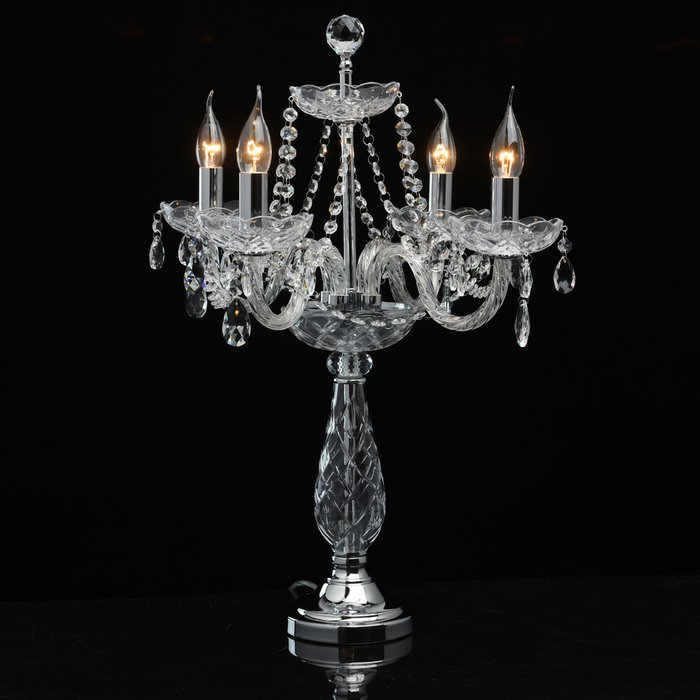 Настольная лампа Каролина из хрусталя - купить Настольные лампы по цене 22970.0