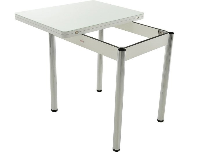 Стол Бари со стеклянной столешницей белого цвета - лучшие Обеденные столы в INMYROOM