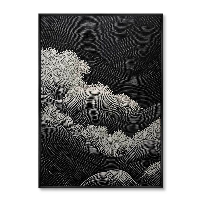 Репродукция картины Restless ocean, No 1, 2024г.