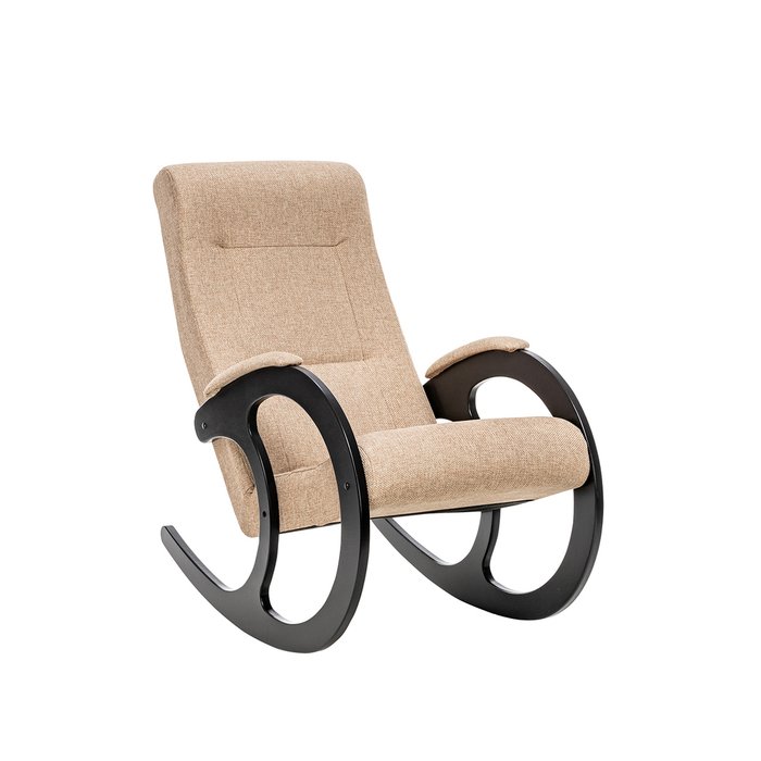 Кресло-качалка Модель 3 бежевого цвета