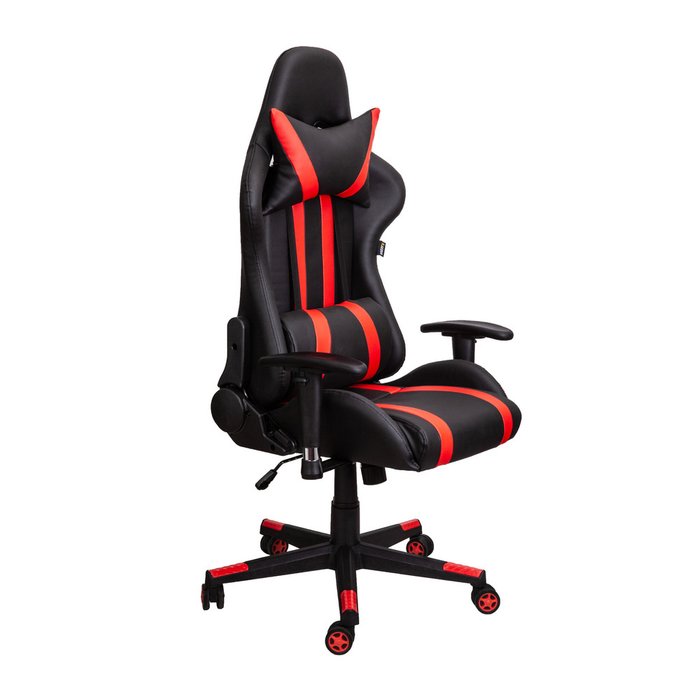 Кресло поворотное Gamer черно-красного цвета