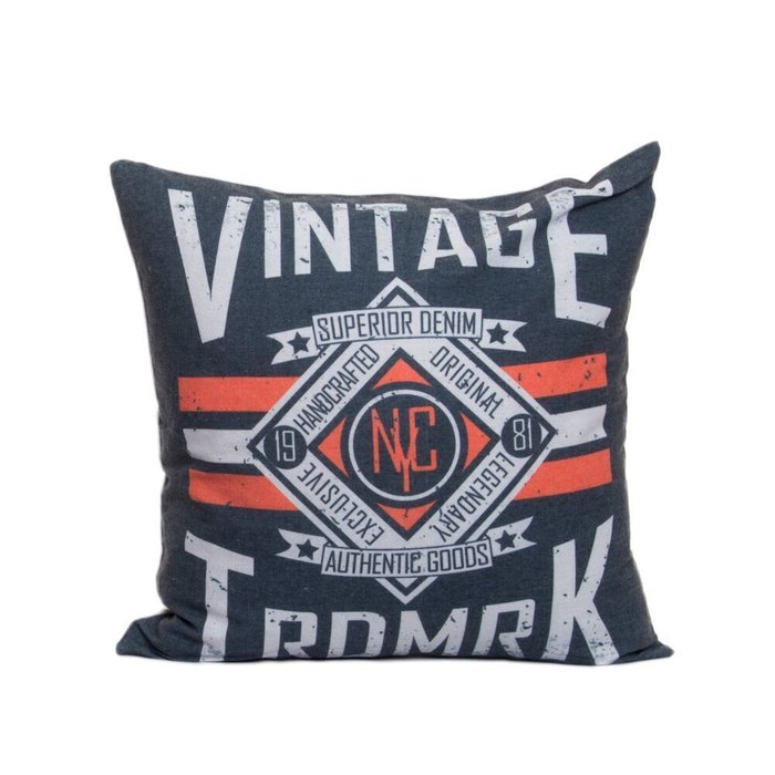 Декоративная подушка Vintage из хлопка и полиэстера 
