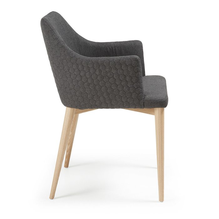 Обеденный стул Danai темно-серого цвета - купить Обеденные стулья по цене 44990.0