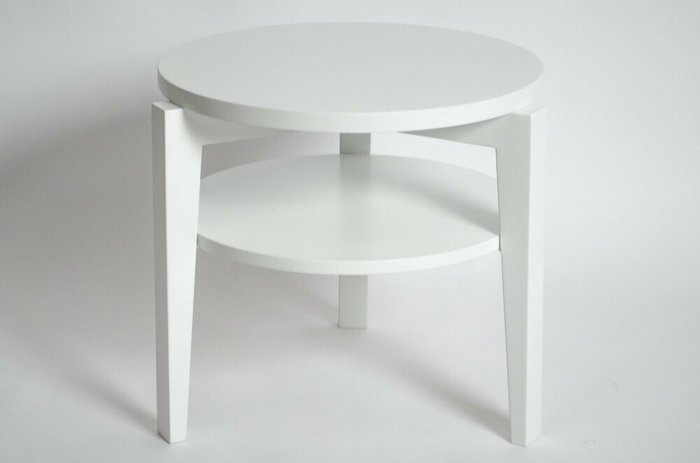 Кофейный стол Aster Low белого цвета - купить Кофейные столики по цене 26616.0