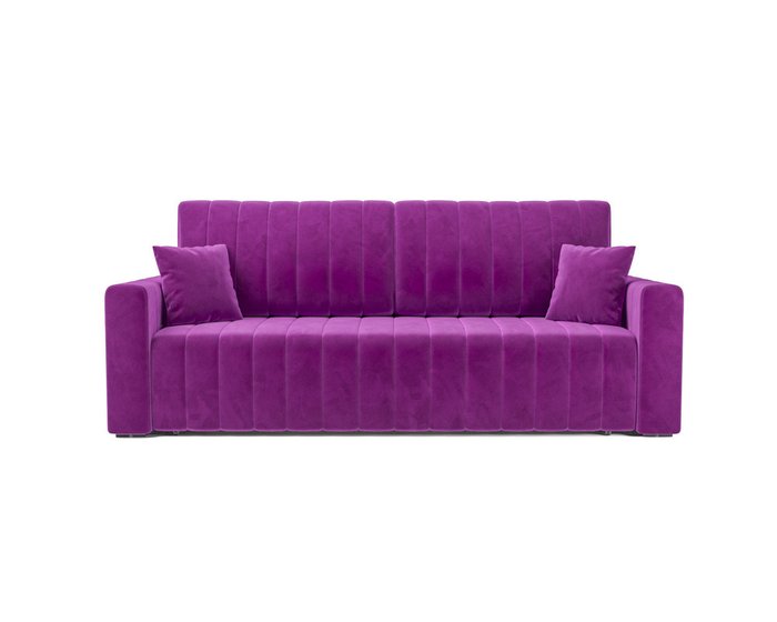 Прямой диван-кровать Лондон фиолетового цвета - купить Прямые диваны по цене 35590.0