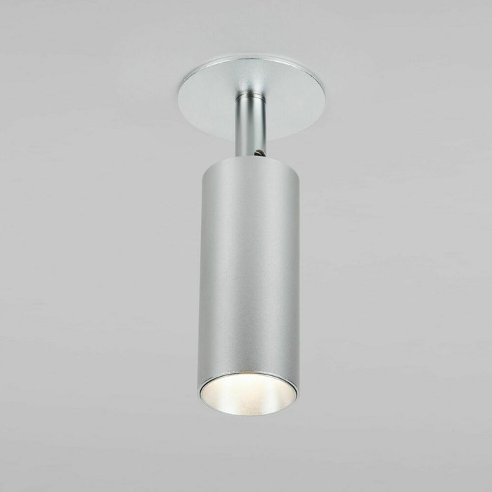 Встраиваемый светодиодный светильник Diffe 3 серебряного цвета - купить Встраиваемые споты по цене 1960.0