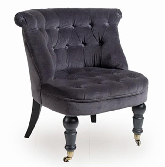 Кресло Мока Bouji Chair дизайн 14 темно-серого цвета