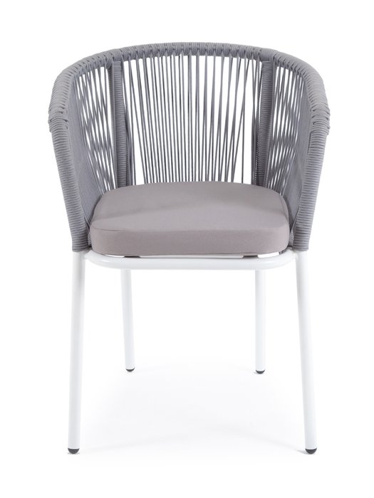 Стул Марсель серо-белого цвета - купить Садовые стулья по цене 20200.0