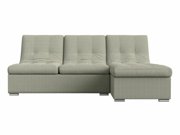 Угловой диван-кровать Релакс серо-бежевого цвета угол правый - купить Угловые диваны по цене 79999.0