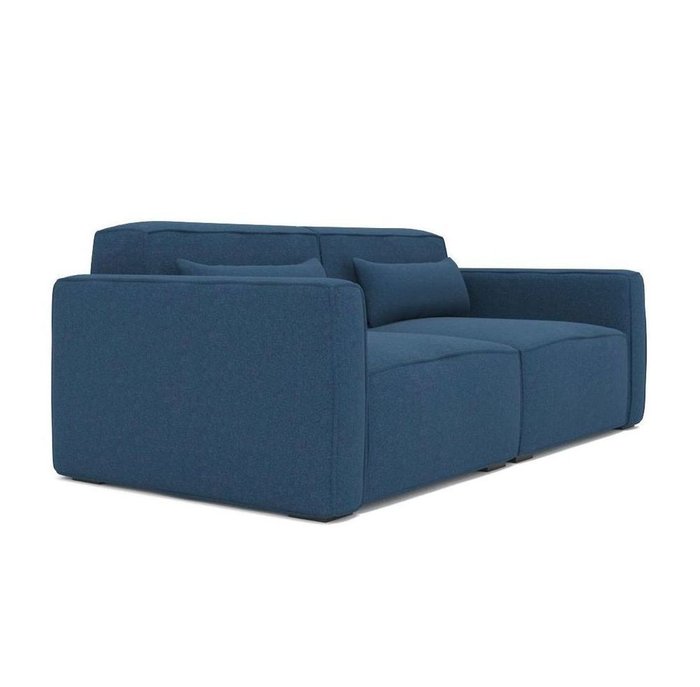 Двухместный диван Cubus синий - купить Прямые диваны по цене 44200.0