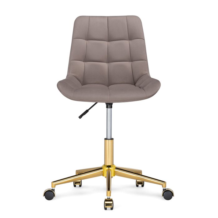 Офисный стул Честер серо-золотого цвета - лучшие Офисные кресла в INMYROOM