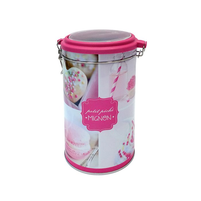 Банка с крышкой Foodie Pink-2