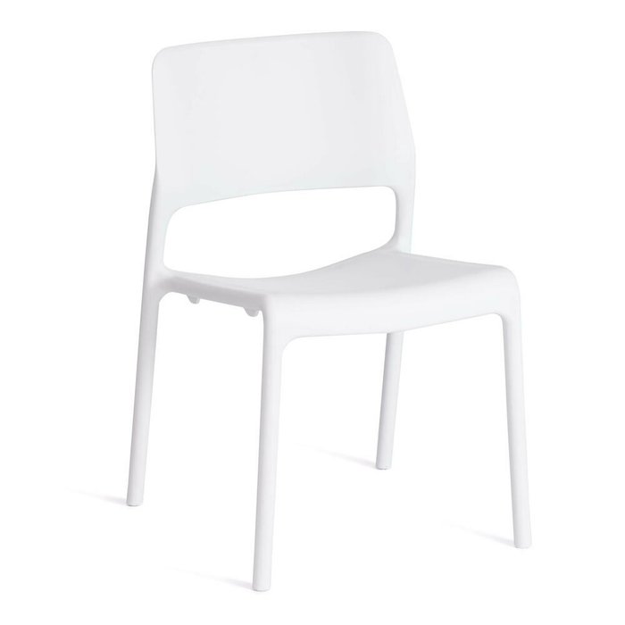 Набор из четырех стульев Furdi белого цвета - купить Обеденные стулья по цене 17280.0