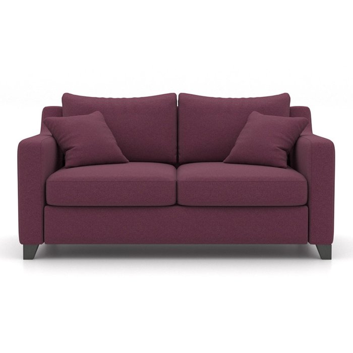 Двухместный диван Mendini MT (164 см) бордового цвета