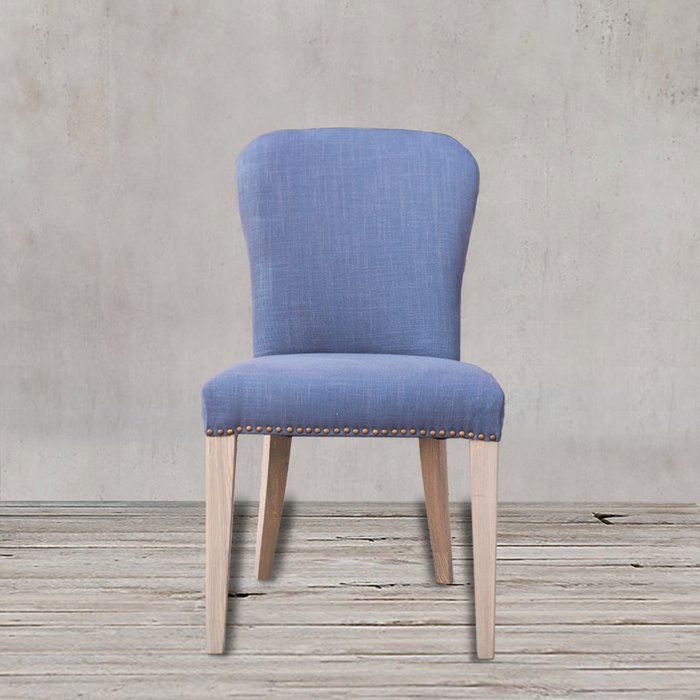Стул Мери синего цвета - лучшие Обеденные стулья в INMYROOM