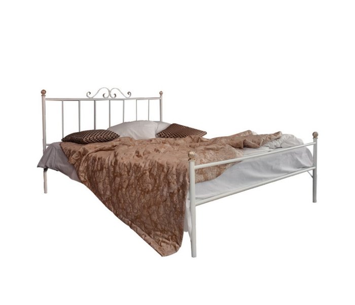 Кровать Оливия 180х200 белого цвета - купить Кровати для спальни по цене 31990.0