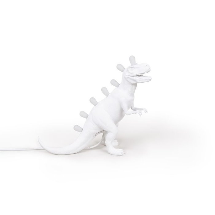 Настольная лампа T-Rex белого цвета Настольная лампа T-Rex белого цвета