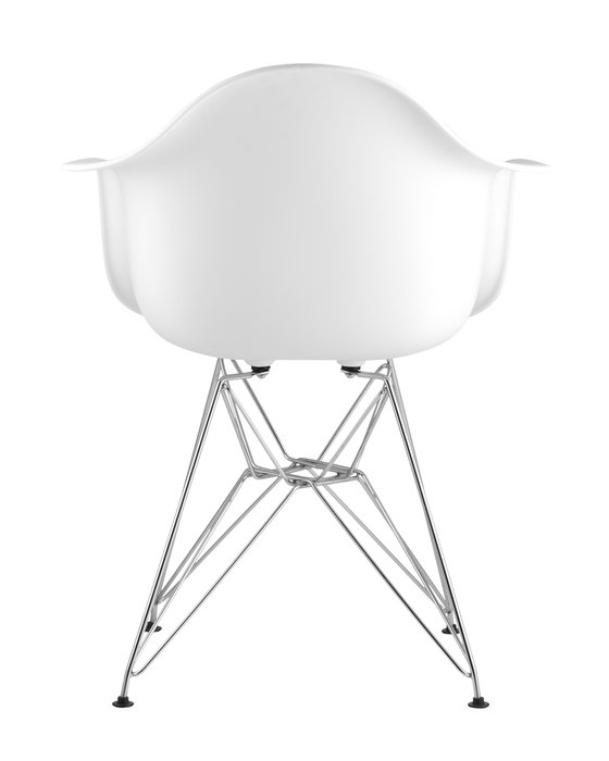 Стул с подколотниками белого цвета - лучшие Обеденные стулья в INMYROOM