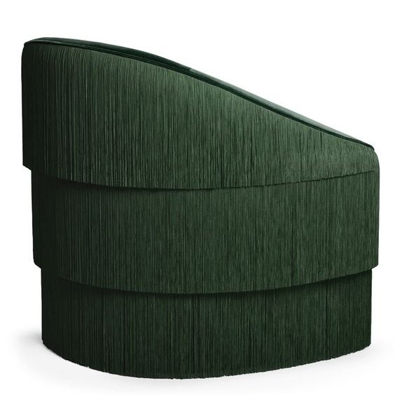 Кресло Munna зеленого цвета - лучшие Интерьерные кресла в INMYROOM