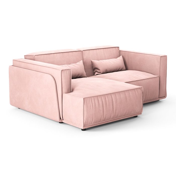 Угловой диван Vento Classic розового цвета
