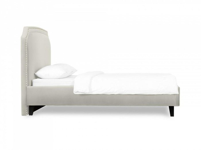 Кровать Ruan 160х200 светло-серого цвета  - лучшие Кровати для спальни в INMYROOM