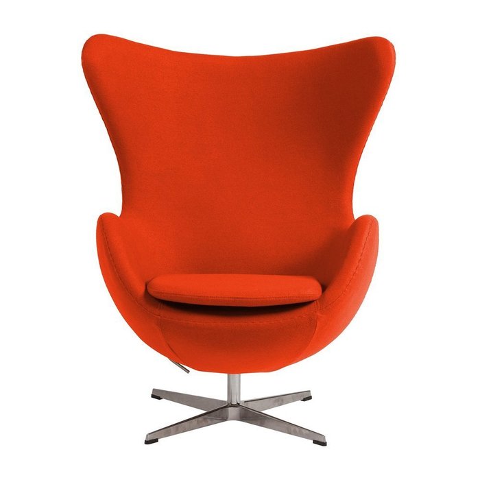 Кресло Egg Chair оранжевого цвета
