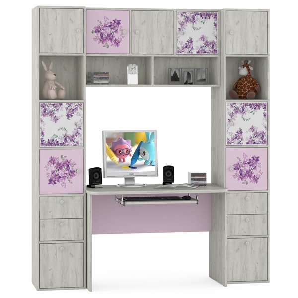 Комплект мебели Тетрис  лавандового цвета