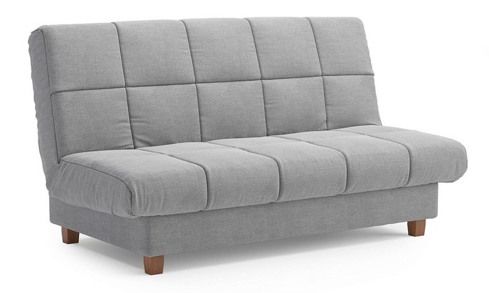 Диван-кровать Комфорт светло-серого цвета Диван-кровать Комфорт светло-серого цвета