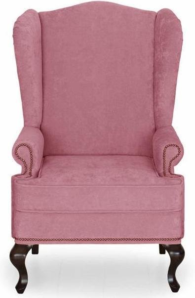 Кресло английское Биг Бен с ушками дизайн 11 темно-розового цвета - купить Интерьерные кресла по цене 30150.0