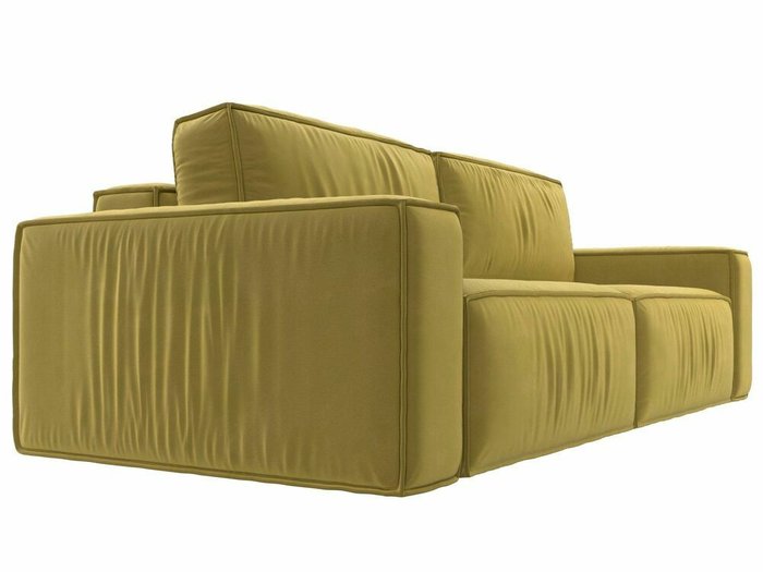 Прямой диван-кровать Прага классик желтого цвета - лучшие Прямые диваны в INMYROOM