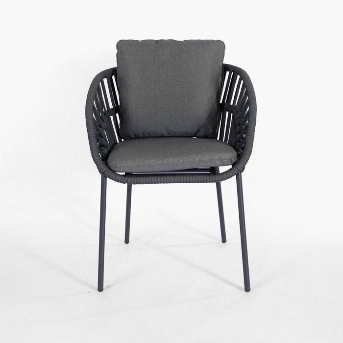 Садовый стул Палермо темно-серого цвета - купить Садовые стулья по цене 26900.0