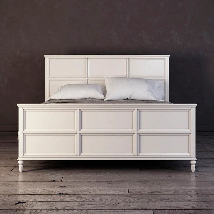 Кровать  Vilton с изножьем цвета слоновой кости 180х200 - купить Кровати для спальни по цене 178200.0