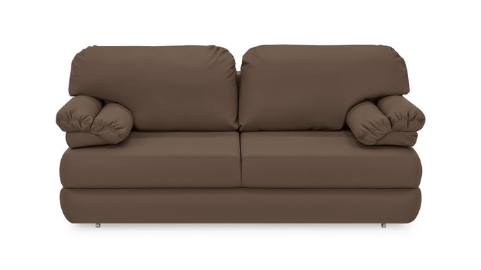 Диван-кровать Титан коричневого цвета - купить Прямые диваны по цене 59100.0