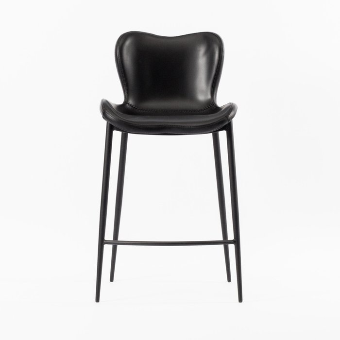 Полубарный стул Бергамо черного цвета - купить Барные стулья по цене 19990.0