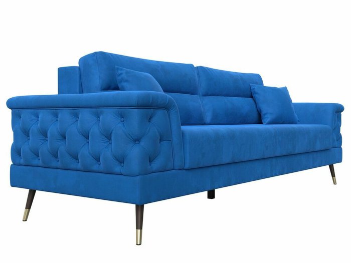 Диван-кровать Лига 023 темно-голубого цвета - лучшие Прямые диваны в INMYROOM