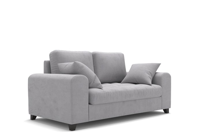 Диван Vittorio MT двухместный светло-серый - купить Прямые диваны по цене 52400.0
