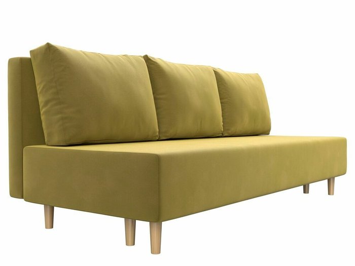 Диван-кровать Лига 033 желтого цвета - лучшие Прямые диваны в INMYROOM