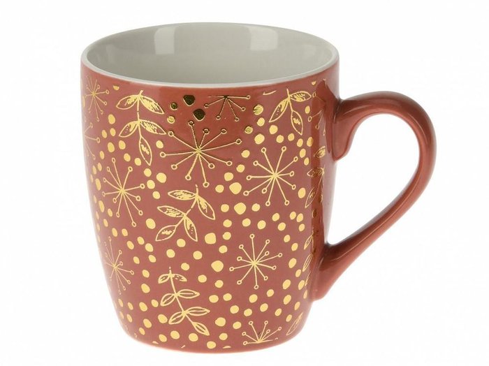 Кружка Ambra Cup оранжево-золотого цвета
