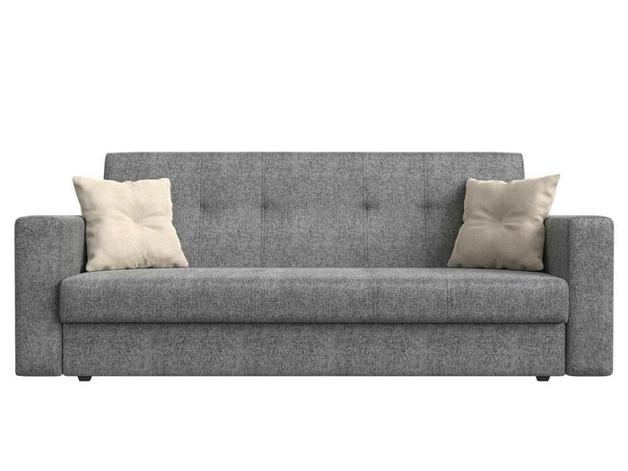 Диван-кровать Лига 016 серого цвета  - купить Прямые диваны по цене 24999.0