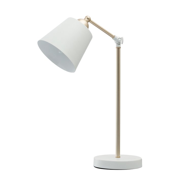 Настольная лампа Таун с белым плафоном