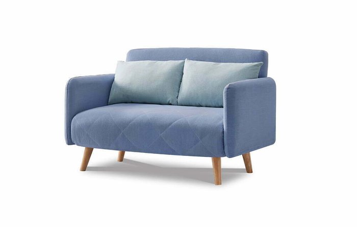 Диван-кровать Cardiff голубого цвета - лучшие Прямые диваны в INMYROOM