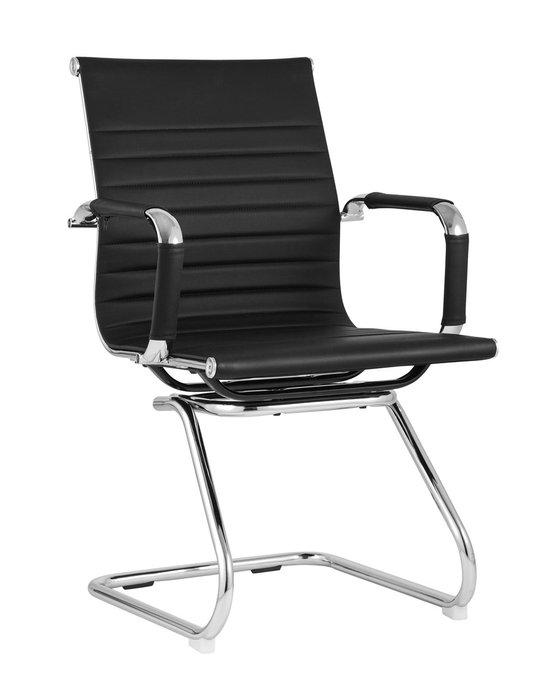 Кресло для посетителей TopChairs черного цвета