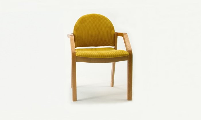 Стул Джуно 2.0 желто-бежевого цвета - лучшие Обеденные стулья в INMYROOM