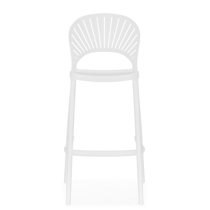 Барный стул Sim белого цвета - купить Барные стулья по цене 5590.0