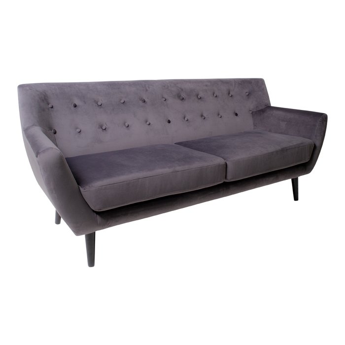 Диван трехместный Monte House Nordic серого цвета - лучшие Прямые диваны в INMYROOM