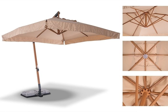 Зонт Корсика с алюминиевым основанием - лучшие Зонты и подставки в INMYROOM