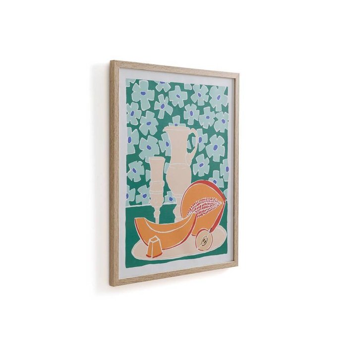 Постер с рисунком в рамке Ramiro зеленого цвета - купить Принты по цене 4337.0
