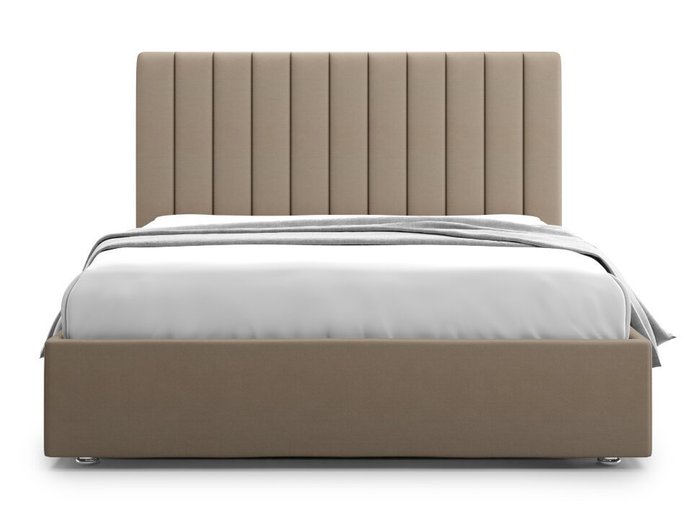 Кровать Premium Mellisa 160х200 коричневого цвета с подъемным механизмом - купить Кровати для спальни по цене 61000.0