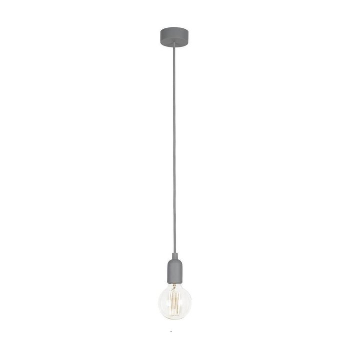 Подвесной светильник Silicone серого цвета