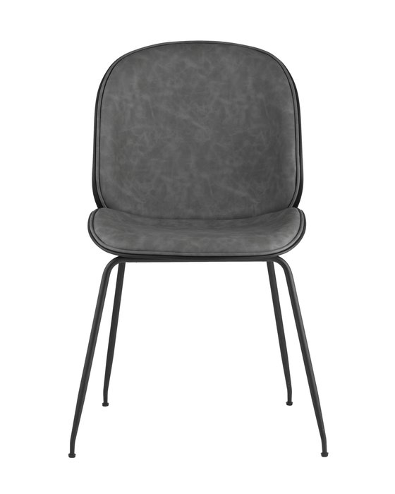 Стул Beetle PU серого цвета - купить Обеденные стулья по цене 14190.0